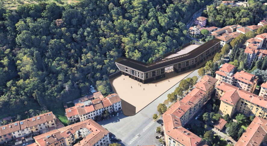 Palazzo Dei Passaggi aerial context